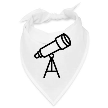 Teleskop - Bandana - Weiß - Vorne