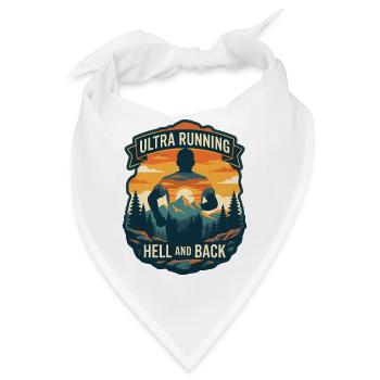 Ultra-Trailrunning – Hölle und Rücken - Bandana - Weiß - Vorne