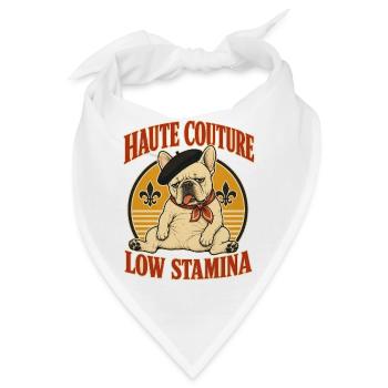 Haute Couture Niedrige Ausdauer - Bandana - Weiß - Vorne