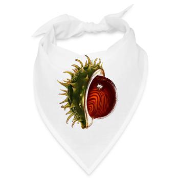 Kastanie - Bandana - Weiß - Vorne