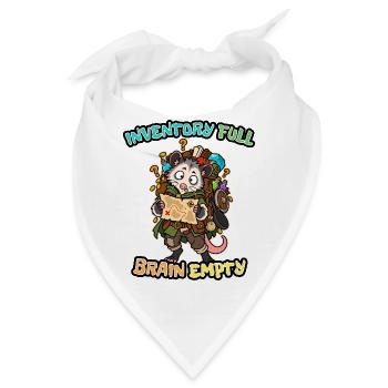 Inventar voller Gehirnleerer Opossumspieler - Bandana - Weiß - Vorne