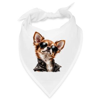 Klein. Cool. Unantastbar. - Bandana - Weiß - Vorne