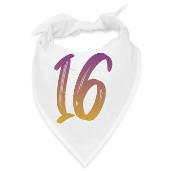 16 - Bandana - Weiß - Vorne