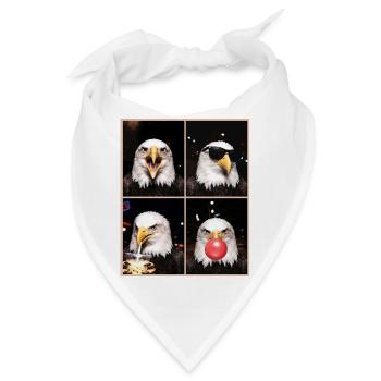 Eagle Adler - Bandana - Weiß - Vorne