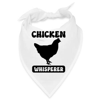 Hühnerflüsterer - Bandana - Weiß - Vorne