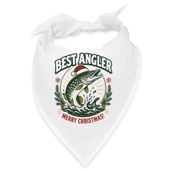 Bester Angler: Christmas Pike - Bandana - Weiß - Vorne