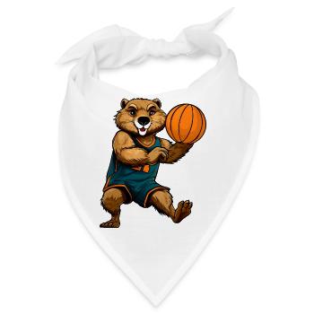 Biber Basketball - Bandana - Weiß - Vorne
