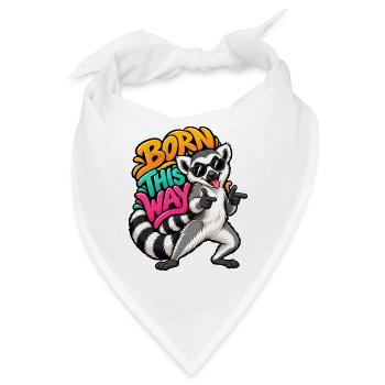 Lemur - Bandana - Weiß - Vorne