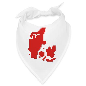 Dänemark - Bandana - Weiß - Vorne