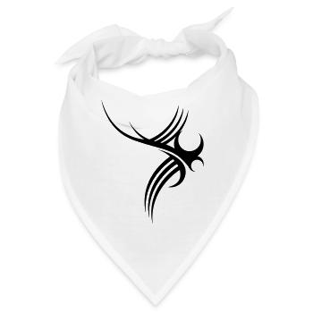 Tribal - Bandana - Weiß - Vorne