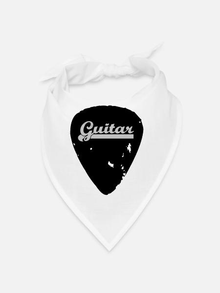 guitar - Bandana - Weiß