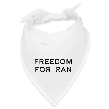 Freiheit für den Iran - Bandana - Weiß - Vorne