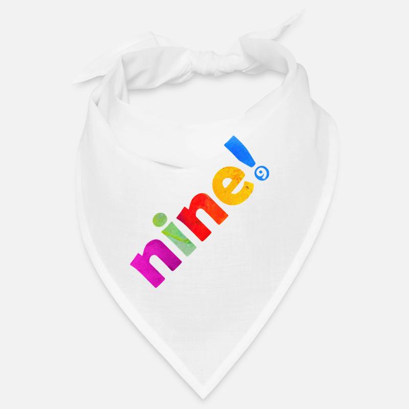 NINE 9 YEARS 9TH BIRTHDAY Bandana