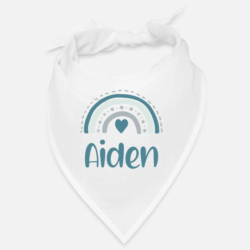 Aiden Name Regenbogen Bandana