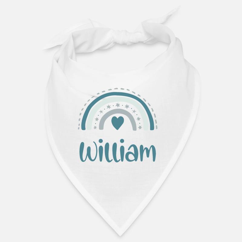William Nom Arc-en-ciel Bandana