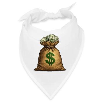 Geldsack - Bandana - Weiß - Vorne
