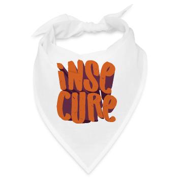 Unsichere Grafik - Bandana - Weiß - Vorne