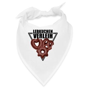 Lebkuchen Verleih - Bandana - Weiß - Vorne