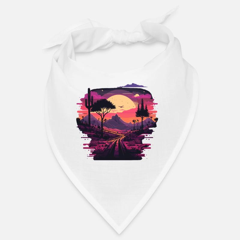 Retro Sunset Bandana