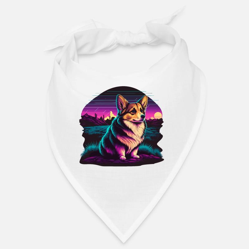 Corgi extérieur paisible Bandana