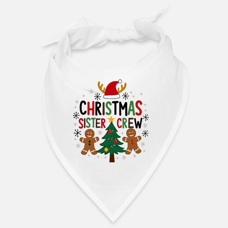Weihnachts Schwester Crew - Festliches Design Bandana