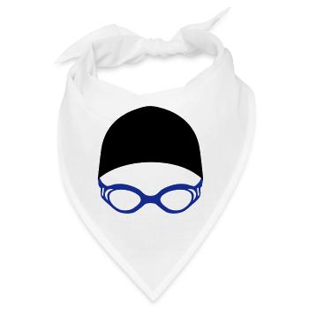Schwimmen - Bandana - Weiß - Vorne