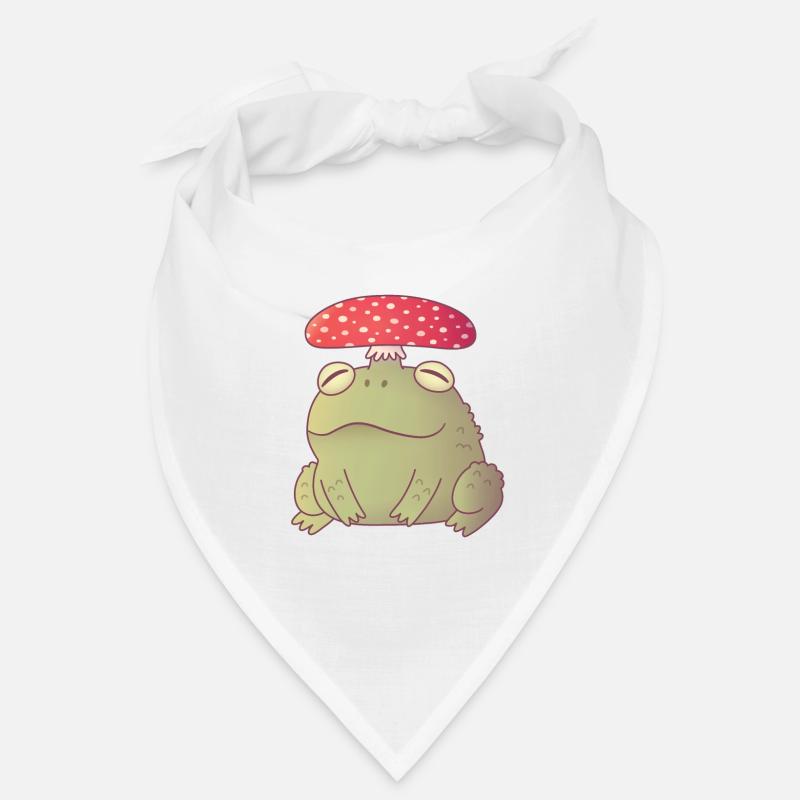 Cute Toadstool Toad Doodle Bandana
