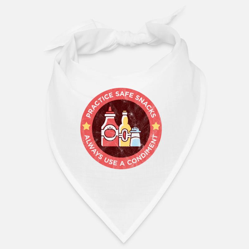 Üben Sie sichere Snacks Verwenden Sie immer ein Gewürz Bandana