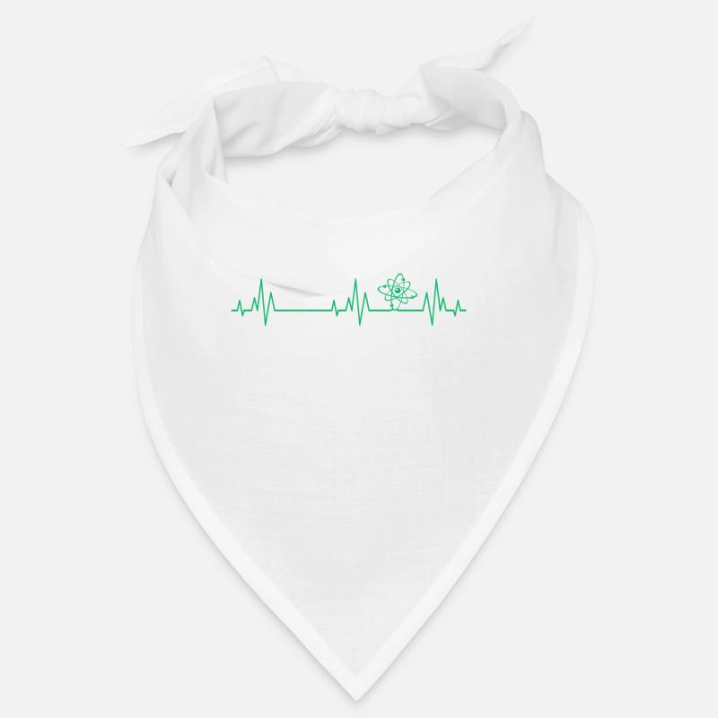 Atom Physics Heartbeat Physicist Teacher Gift Bandana