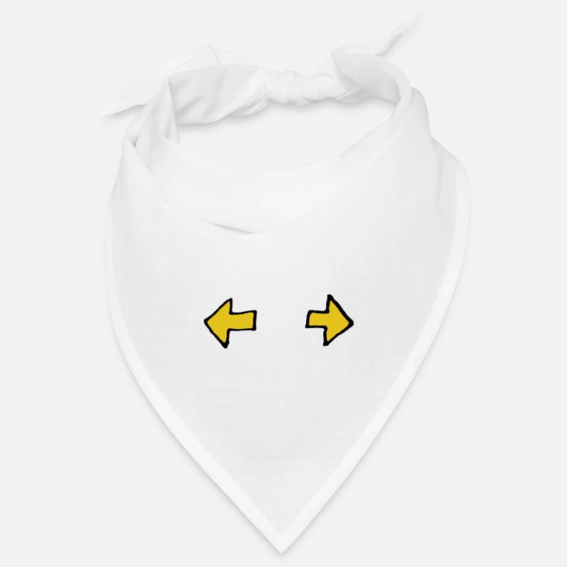 Turn signals, arrows, car, direction, left, right Bandana