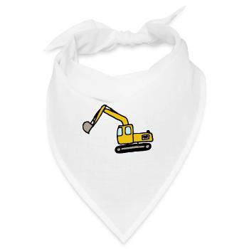 Bagger - Bandana - Weiß - Vorne