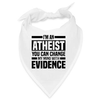 Atheismus - Bandana - Weiß - Vorne