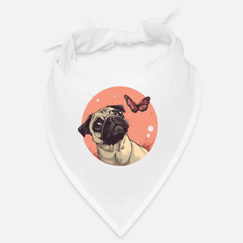 Carlin avec papillon Bandana