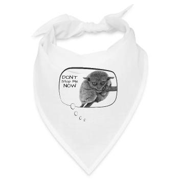 Tarsier, Koboldmaki - Bandana - Weiß - Vorne