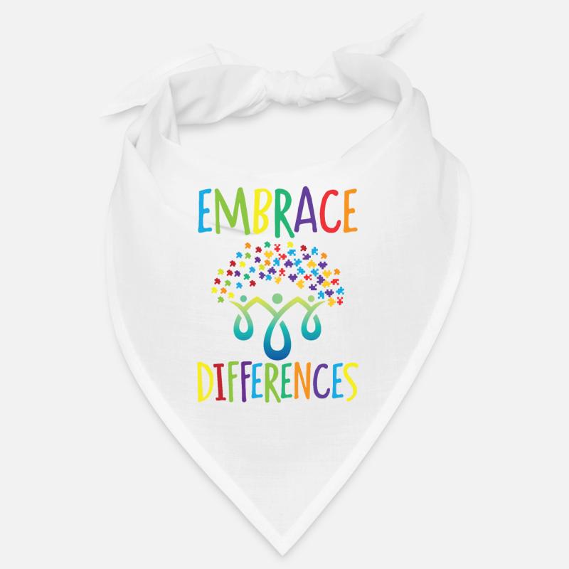 Embrace Differences Autism Handicap Understanding Bandana