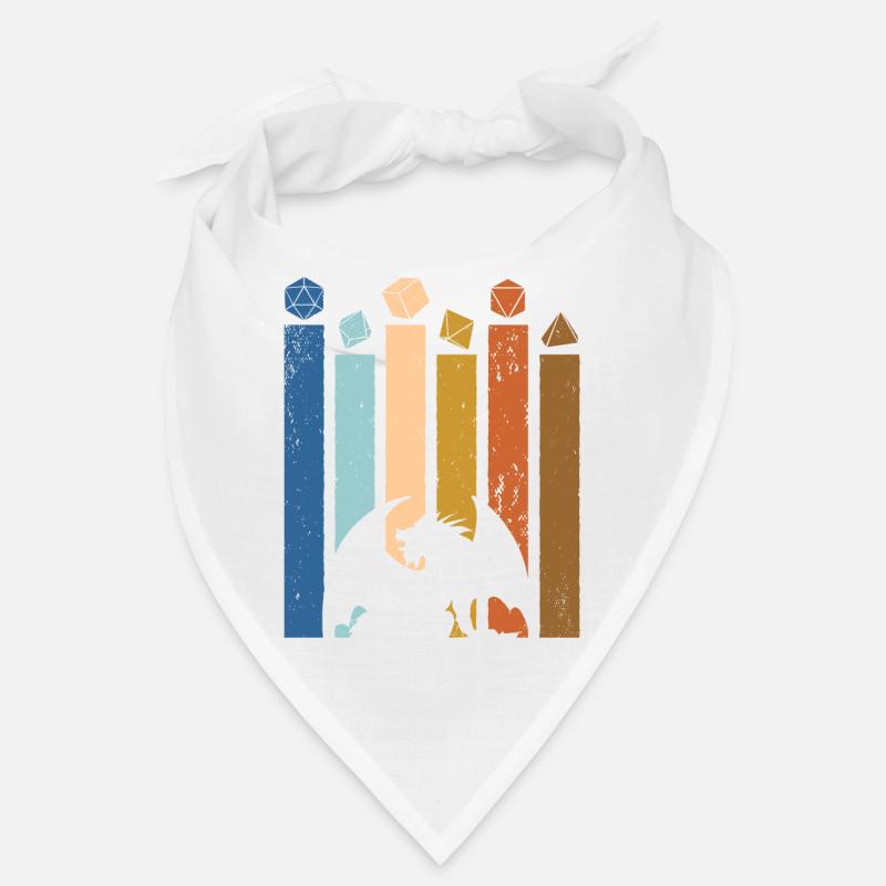 R20 de dés rétro R20 de table RPG de table Bandana