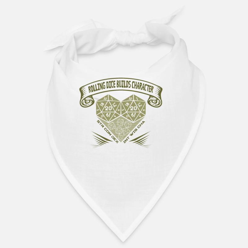 Rolling Dice crée du caractère - RPG de table D20 Bandana