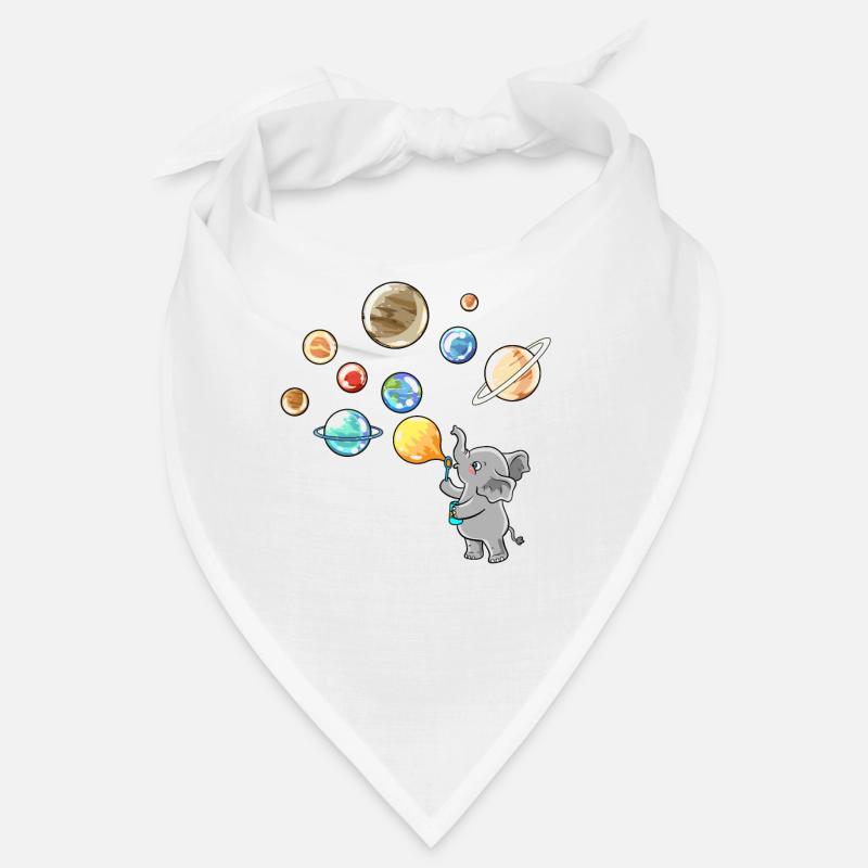 Planète la plus ensoleillée Elephant Ballons Bandana