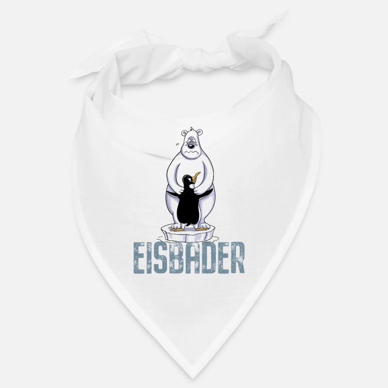 Eisbader Eisbär Pinguin Eisbaden Sauna Spa Eis Bandana