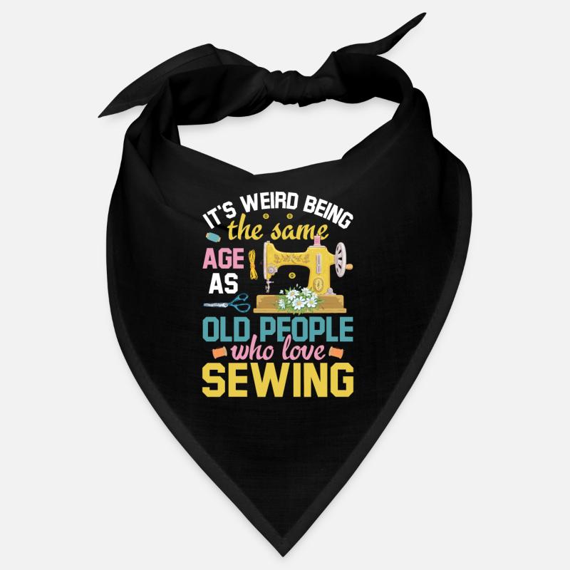 Leidenschaft Nähen Witz Oma Mama Alt Bandana