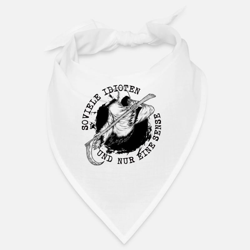 Soviele Idioten und nur eine Sense Sensenmann Bandana