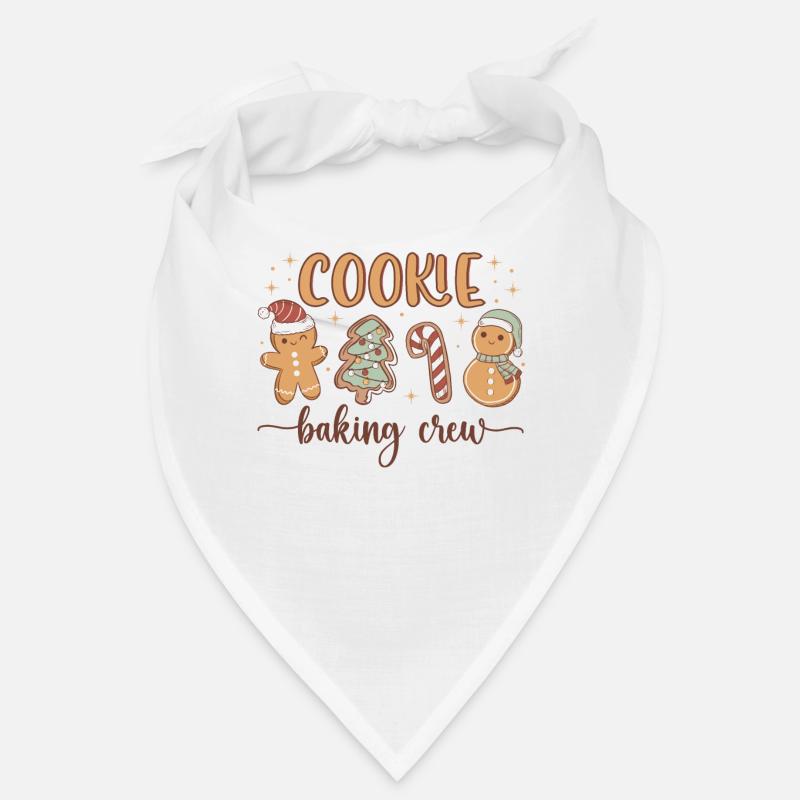Weihnachtsplätzchen Backen Crew Lustige Lebkuchen Bandana