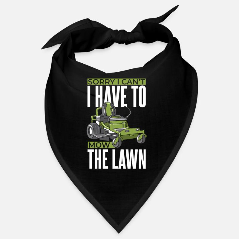 Rasenmäher Rasenmähen Mäher Garten Bandana