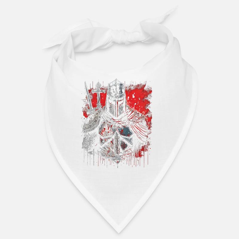Deus Vult Crusaders Knights Templar Middle Ages Bandana