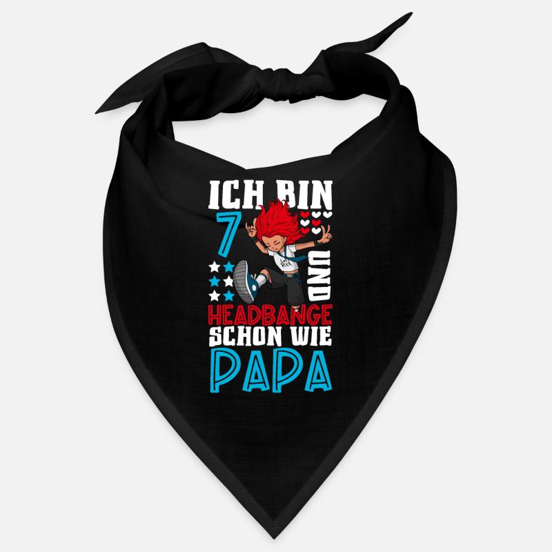 Ich bin 7 - Mädchen Rocker Bandana