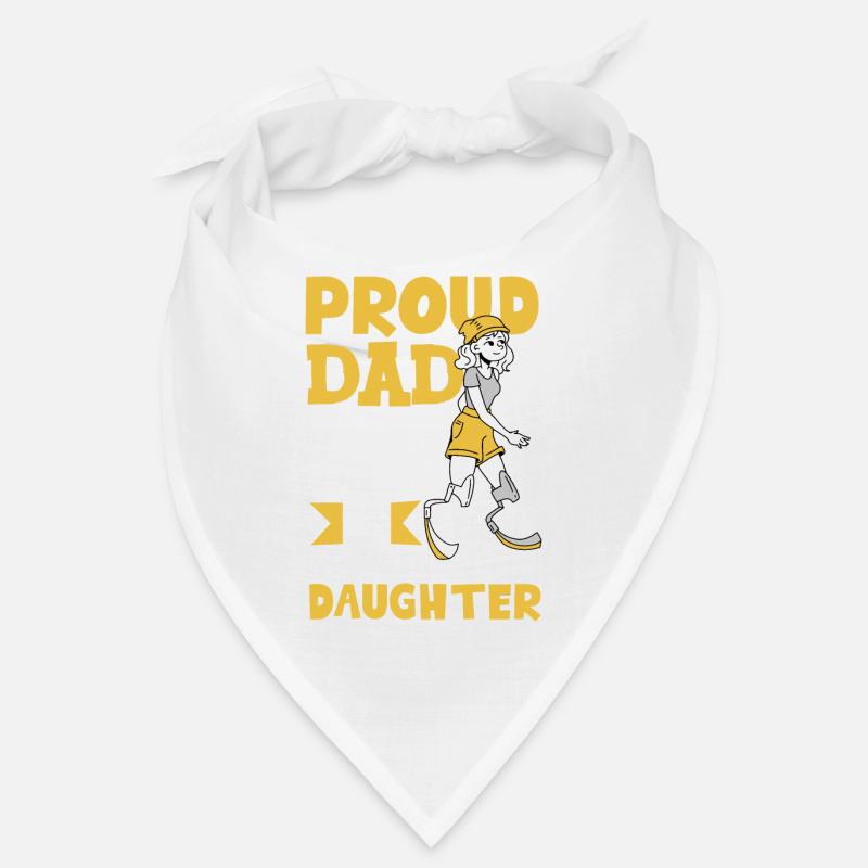 Stolzer Vater - Beinprothese Bandana