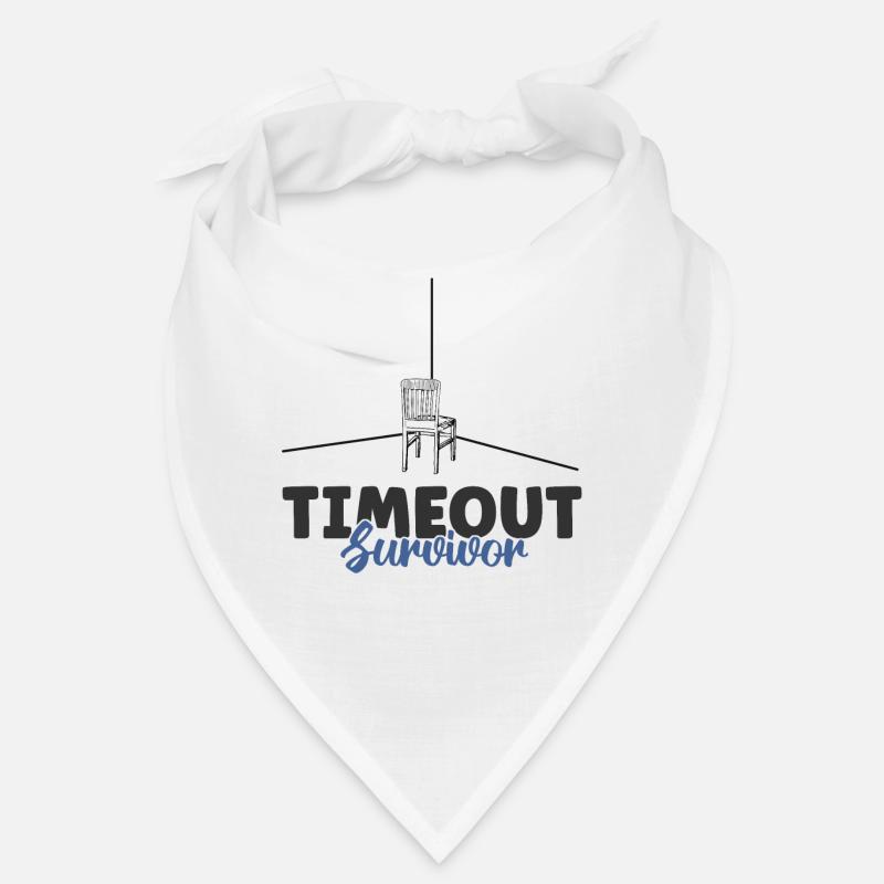 I Survived Timeout Funny Timeout Corner Survivor Bandana