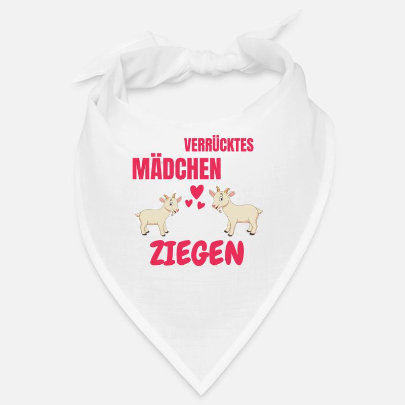 Bauernhof Tier Mädchen Lustiges Geschenk Ziege Bandana