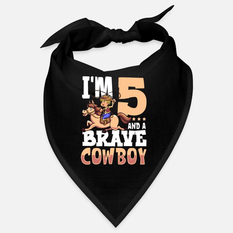 Ich bin 5 - Jungen Cowboy Bandana