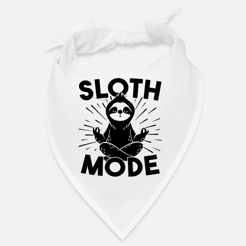 Funny Sloth Meditating Sloth Mode Meditation Bandana